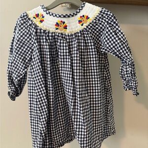 Plaid Thanksgiving toddler dress 3t